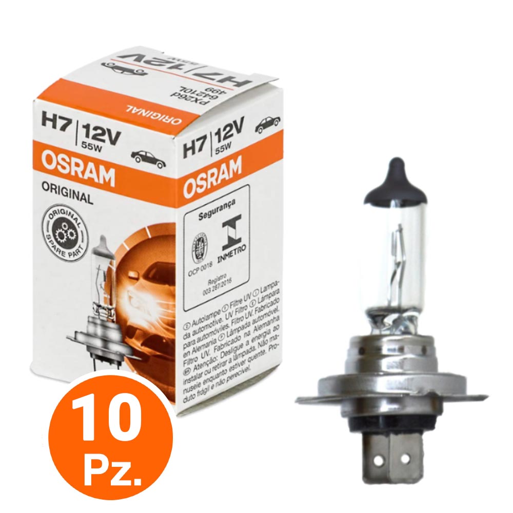 Kit Lampade Osram Original H7 12V 55W Ricambi auto SMC